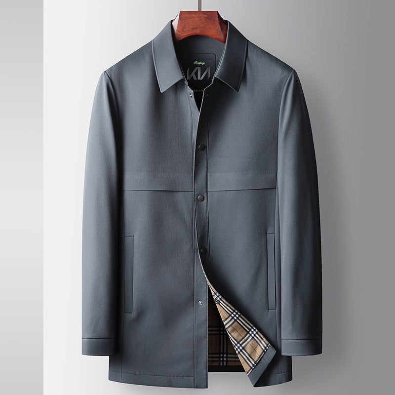 Christopher – Men's Polo Collar Zipper Casual Jacket