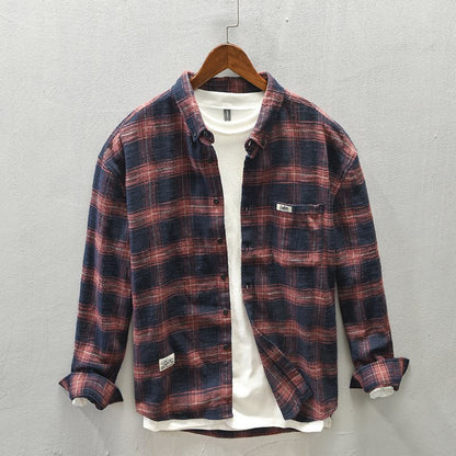Kris – Casual Plaid Long-Sleeved Shirt