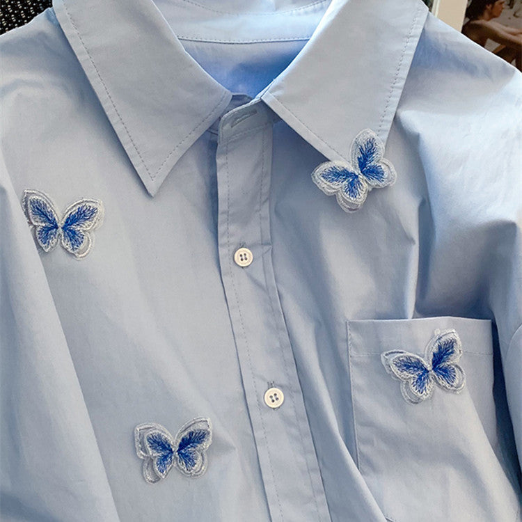 Laura – Women's Fashion Polo with Embroidered Bow