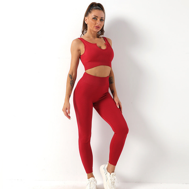 Wendy – Women's Yoga Sportswear Set with Bra and Hip Lift Trousers