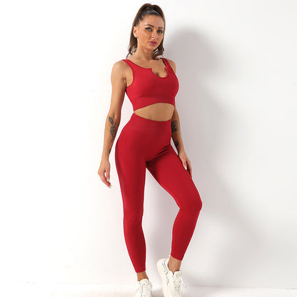 Wendy – Women's Yoga Sportswear Set with Bra and Hip Lift Trousers