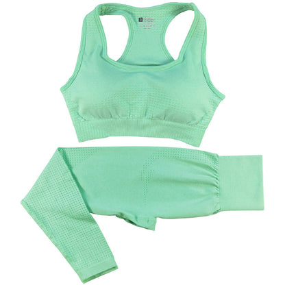 Ann – Seamless Yoga Set with High Waist Leggings
