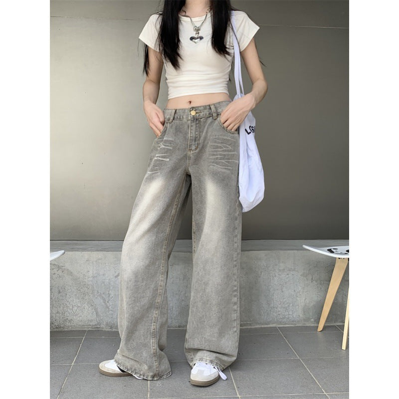 Faith – Retro Urban Wide-Leg Jeans