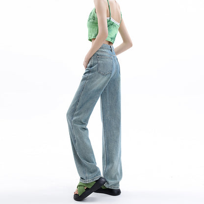 Anne – Light-Colored Wide-Leg Jeans