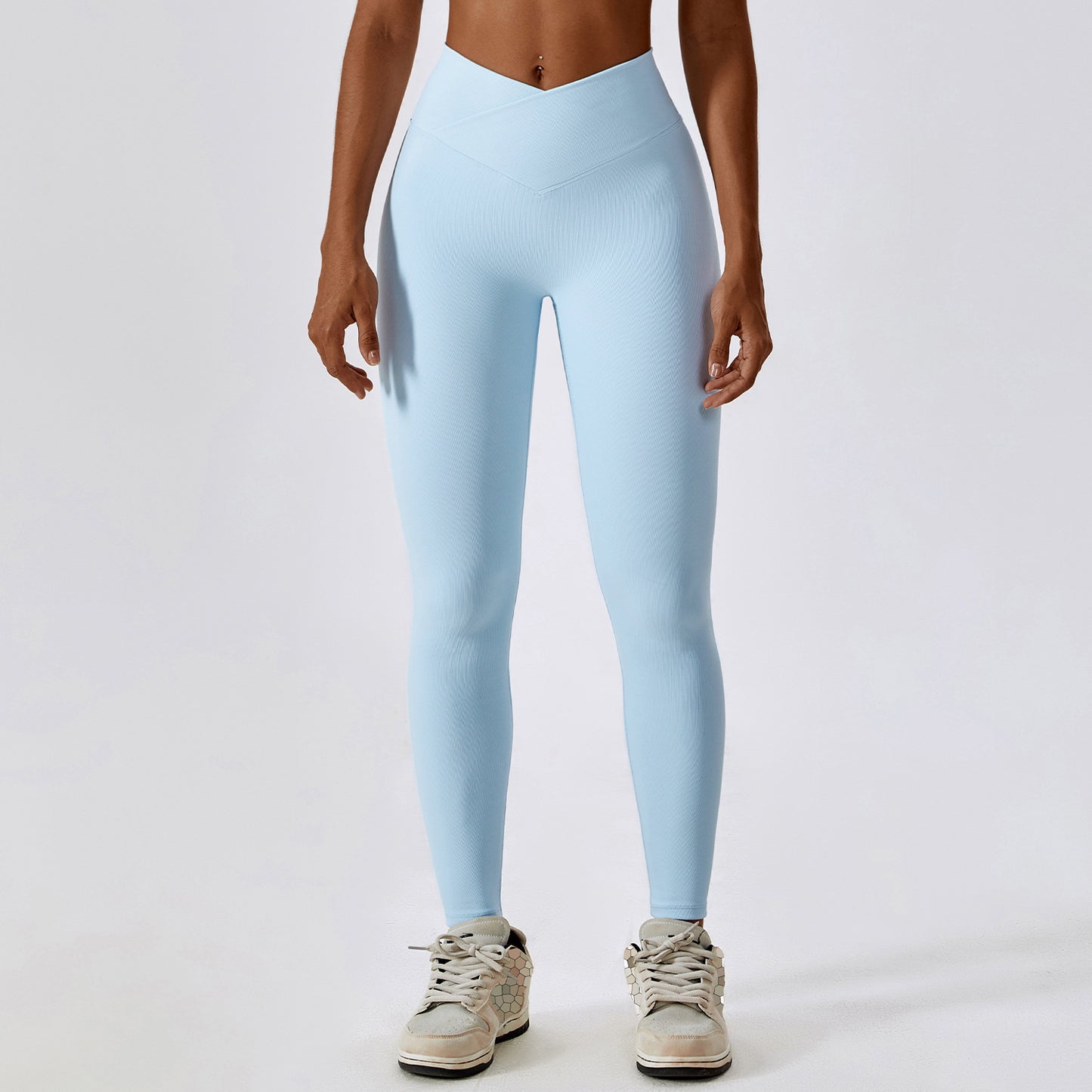 Mary – High Waist Yoga Pants with Tight Thread