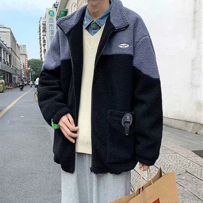 Christian – Men's Loose Plus Velvet Vegan Wool Coat