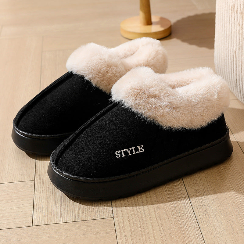 Shannon – Cozy Vegan Suede Snow Boots
