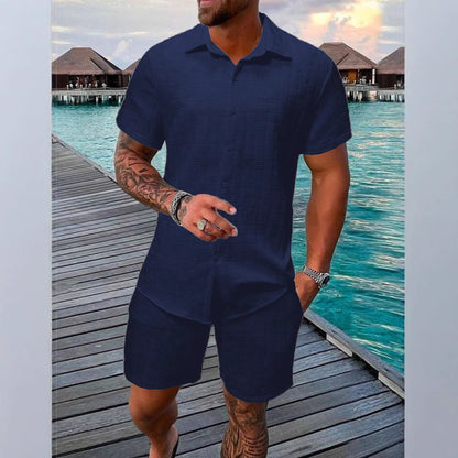 Dan – Summer Jacquard Casual Suit