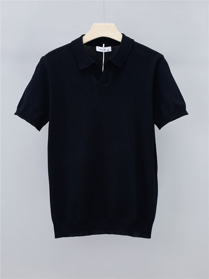 Rory – Summer Knitted Polo Shirt