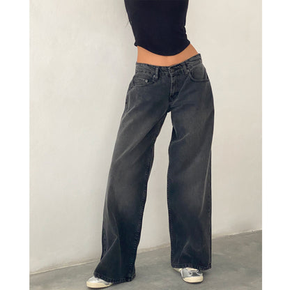 Mary – Wide Leg Denim Pants