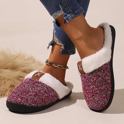 Rebecca – Cozy Vegan Plush Indoor Slippers