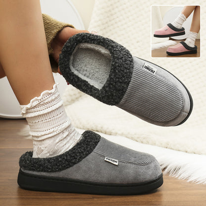 Imogen – Cozy Cotton Striped Indoor Slippers