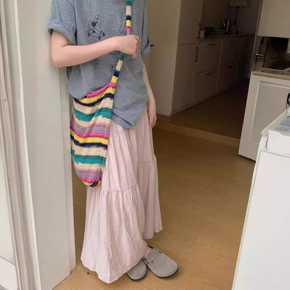 Georgina – Elegant Mid-length A-Line Skirt
