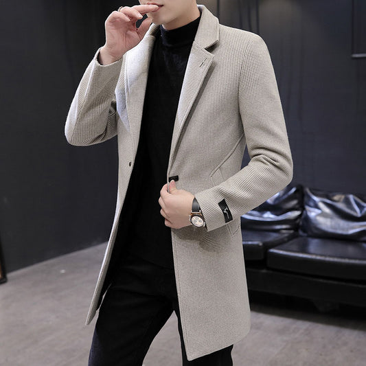 Scott – Slim Houndstooth Coat