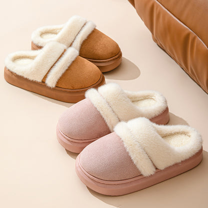 Miranda – Women's Vegan Suede Warm House Slippers