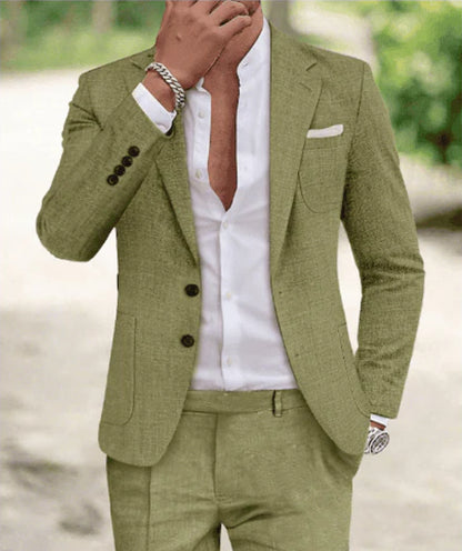 Shane – Large Pocket Suit Jacket with Two Buckles