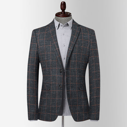 Alan – Slim Fit Plaid Suit for Men