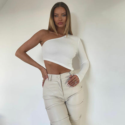 Wendy – One Side Sleeve Top