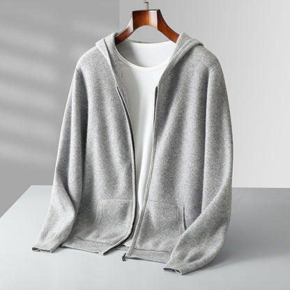 Jay – Casual Hooded Wool Cardigan