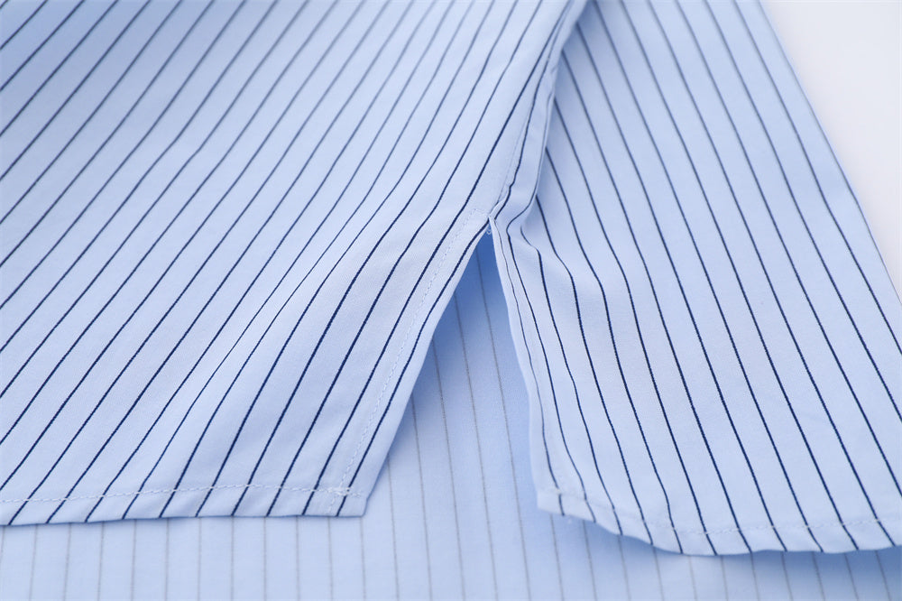 Marcus – Men's Pinstripe Long-sleeved Shirt