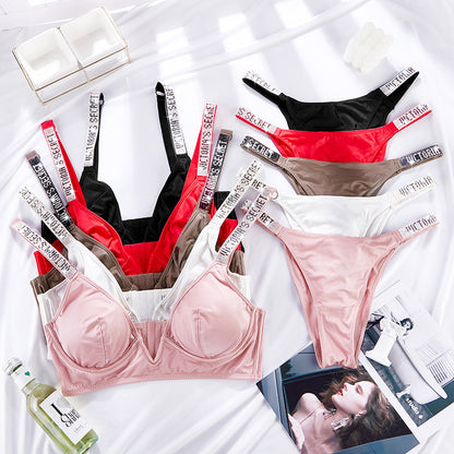 Gillian – Push-Up Lingerie Set with Rhinestones