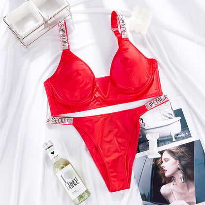 Gillian – Push-Up Lingerie Set with Rhinestones