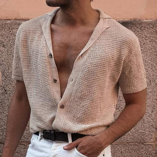 Ian – Men's Polo Cardigan Sweater
