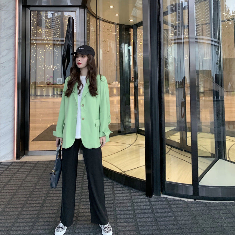 Anne – Casual Blazer with Korean Split Sleeve