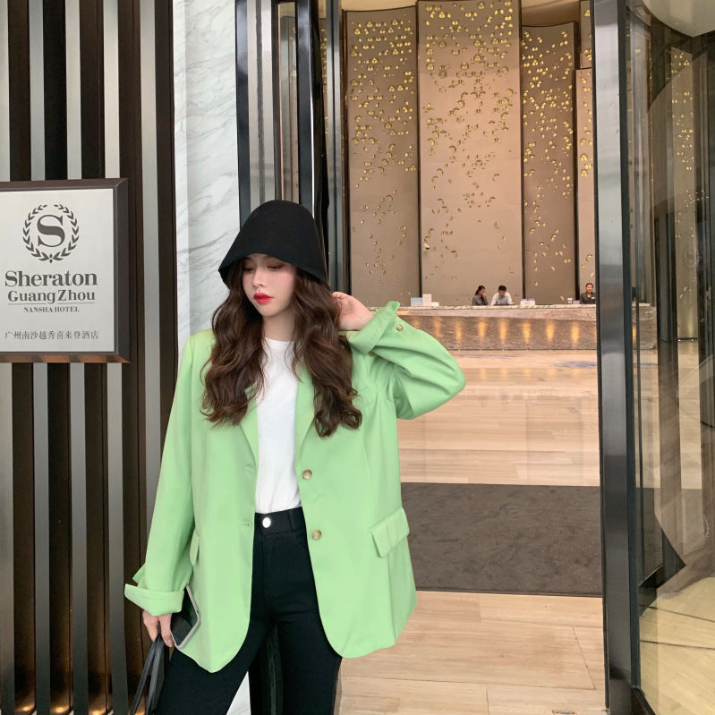 Anne – Casual Blazer with Korean Split Sleeve