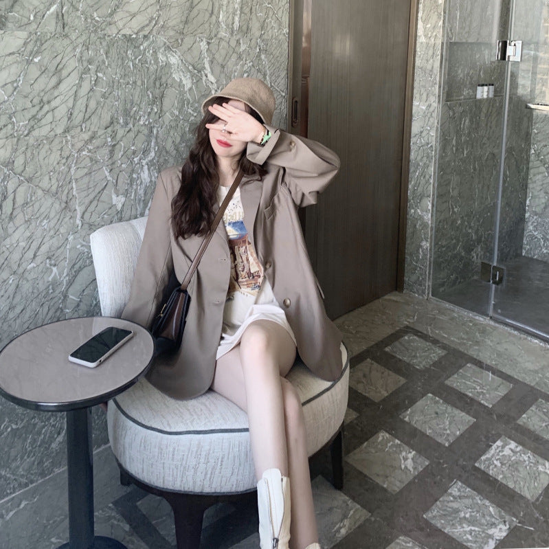 Anne – Casual Blazer with Korean Split Sleeve