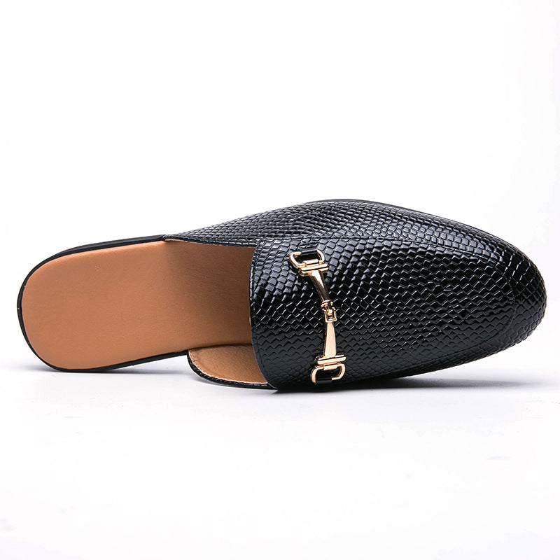 Frederick – Men's Vegan Leather Half Slippers
