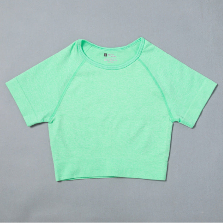 Tracy – Seamless Short-Sleeve Workout Top