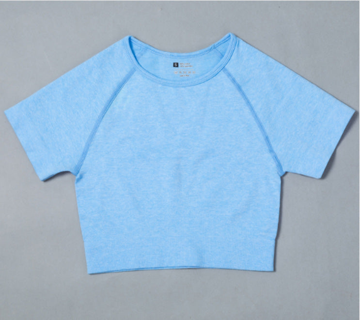 Tracy – Seamless Short-Sleeve Workout Top