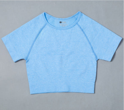 Tracy – Seamless Short-Sleeve Workout Top