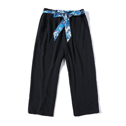 Ray – Men's Linen Wide Leg Pants