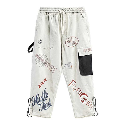 Russell – Trendy Graffiti Casual Harem Pants