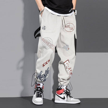 Russell – Trendy Graffiti Casual Harem Pants