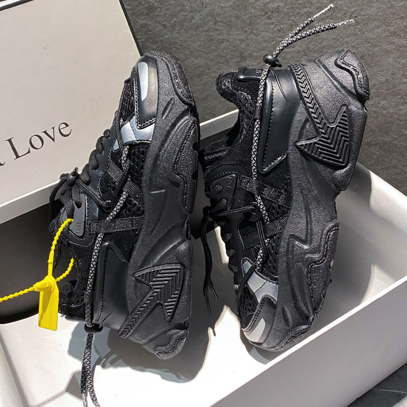 Gordon – Black Platform Sneakers