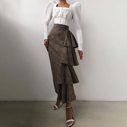 Jade – Elegant Puff Sleeve Blouse