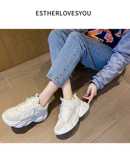 Kim – Women's Comfortable Platform Mesh Sneakers