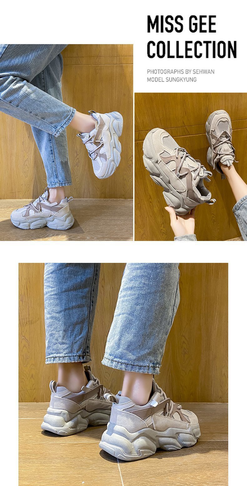 Kim – Women's Comfortable Platform Mesh Sneakers