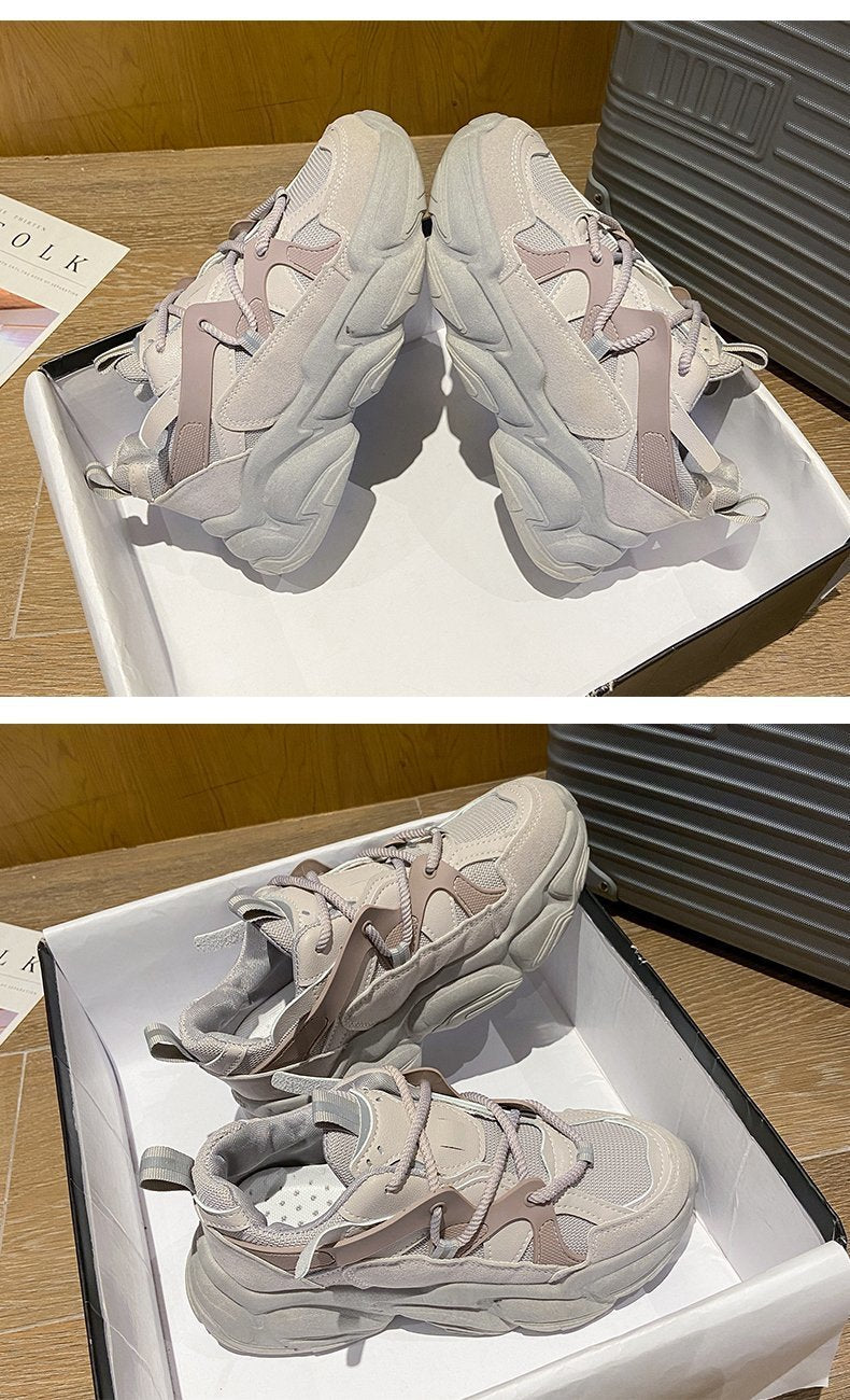 Kim – Women's Comfortable Platform Mesh Sneakers