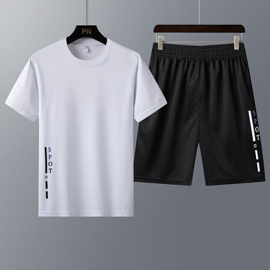 Ross – Men's Short-Sleeved T-Shirt Two-Piece Sportswear