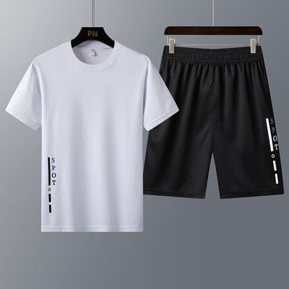 Ross – Men's Short-Sleeved T-Shirt Two-Piece Sportswear