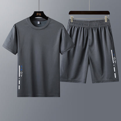 Ross – Men's Short-Sleeved T-Shirt Two-Piece Sportswear