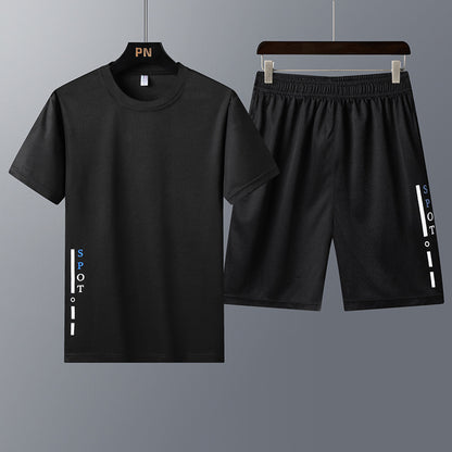 Ross – Men's Short-Sleeved T-Shirt Two-Piece Sportswear
