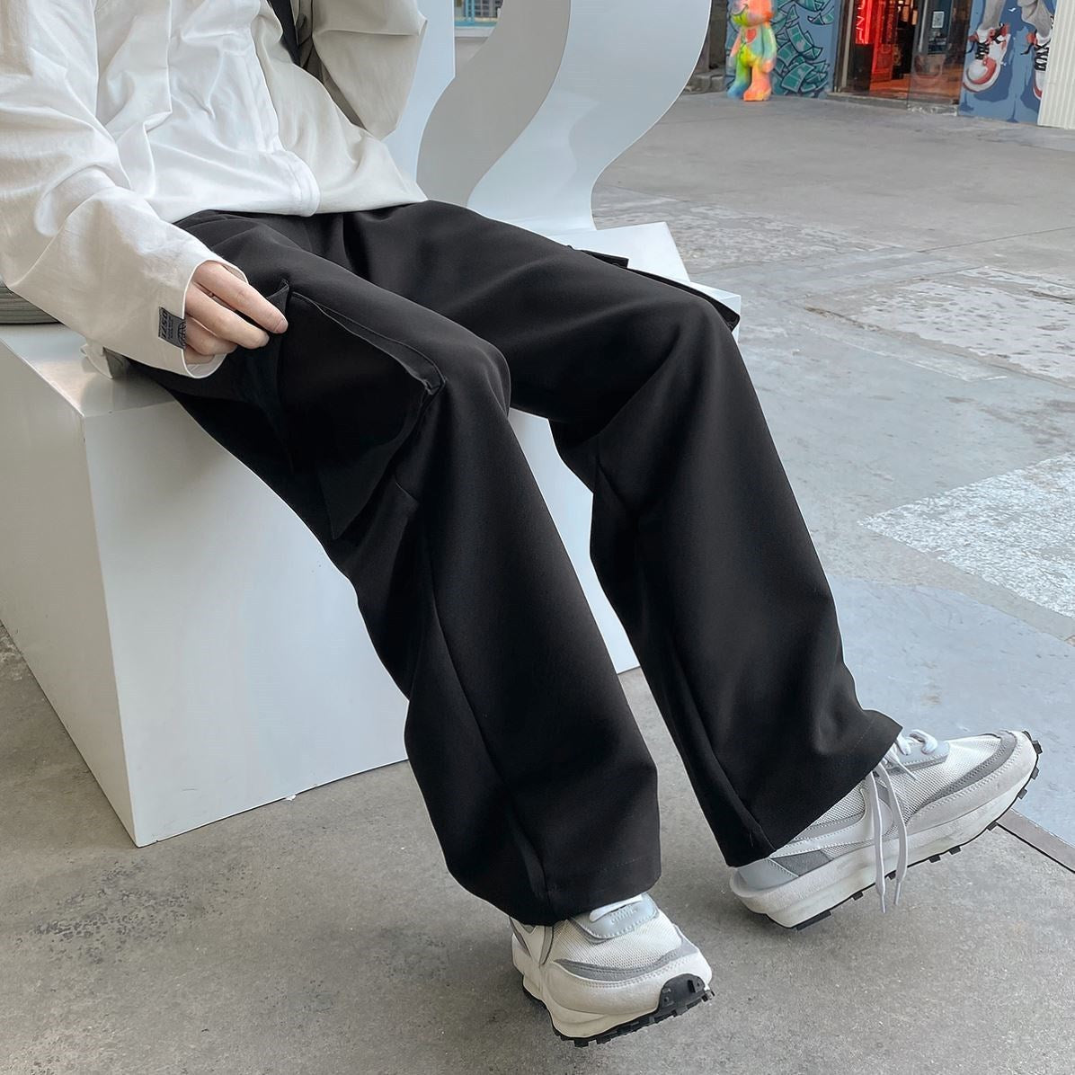 Terence – Casual Loose Straight Pants