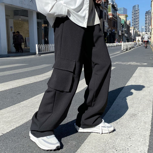 Terence – Casual Loose Straight Pants