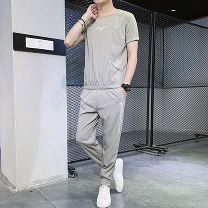 Steven – Ice Silk Short-Sleeved Sports T-shirt