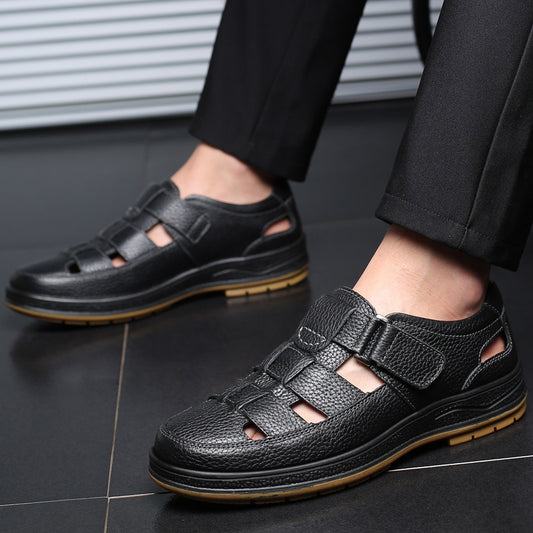 Roy – Breathable Vegan Leather Sandals for Men